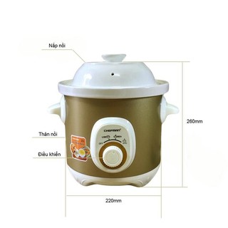 Nồi hầm điện, kho cá Chefman