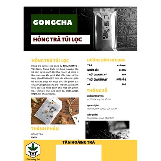 HỒNG TRÀ TÚI LỌC CỐNG TRÀ