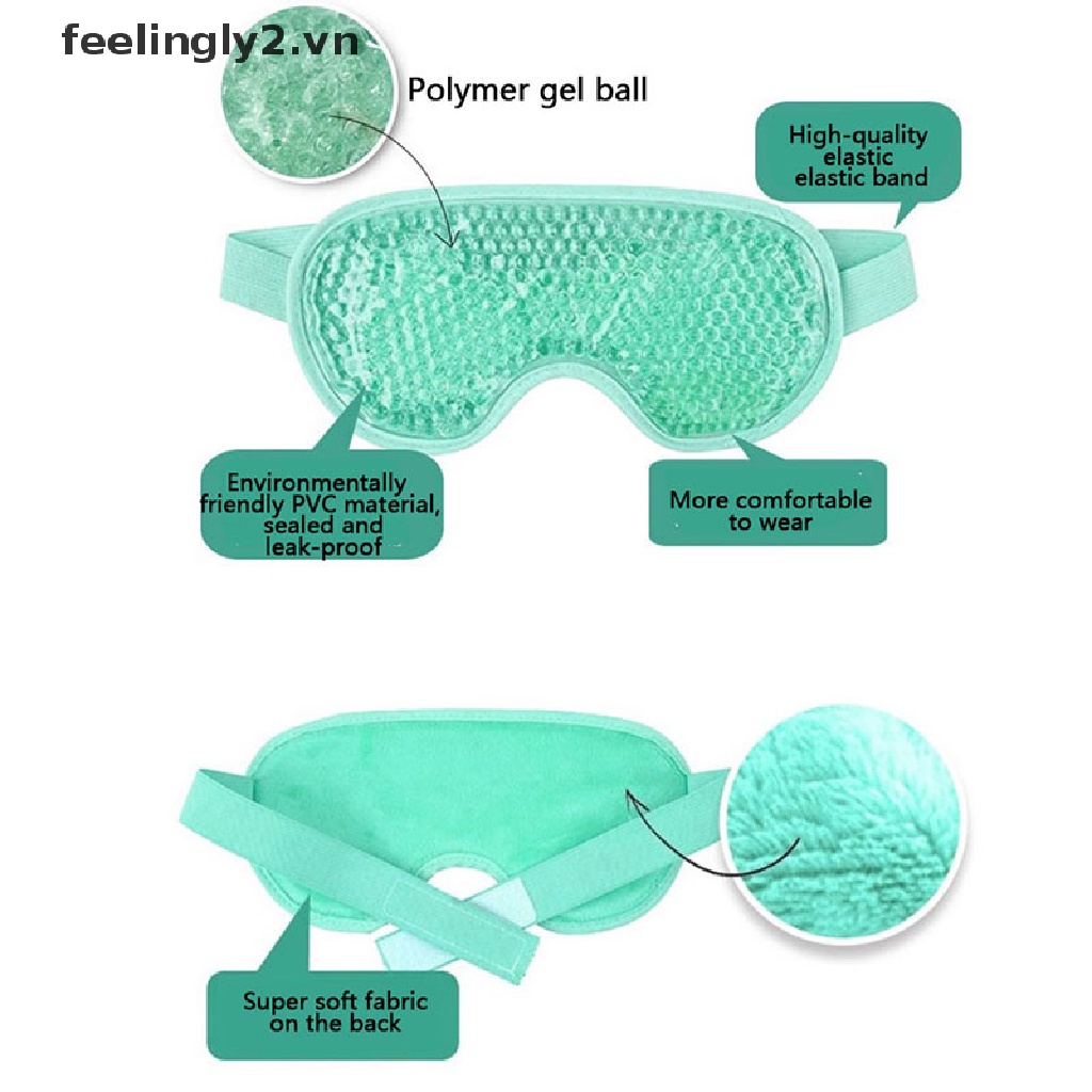 Mặt Nạ Mắt Dạng gel Nén Nóng Lạnh Giúp Làm Mịn Da