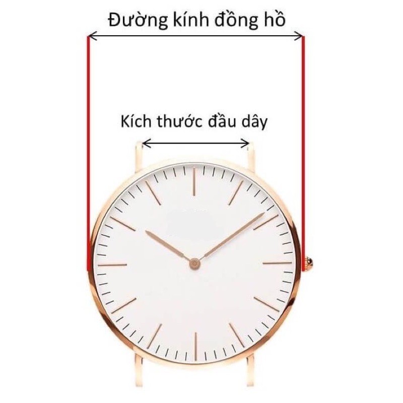 Dây Đồng Hồ Thép Lưới Mesh DW [Tặng Hộp Gỗ và Phụ Kiện]