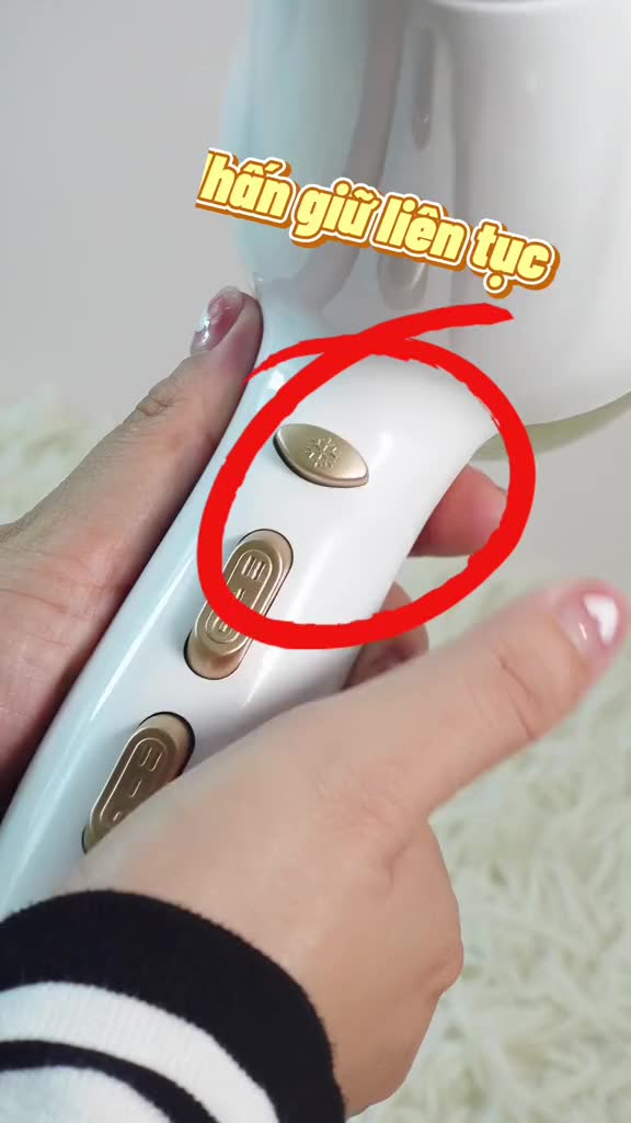 Máy sấy tóc LocknLock ENA146BLK ENA136WHT -Hàng chính hãng, sấy nóng mát, đầu dẹp tạo kiểu - JoyMall | BigBuy360 - bigbuy360.vn