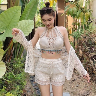 [SALE HOT] Set Bikini Ren đi biển, set đồ bơi bigsize chất ren mêm mại, kiểu dáng trẻ trung