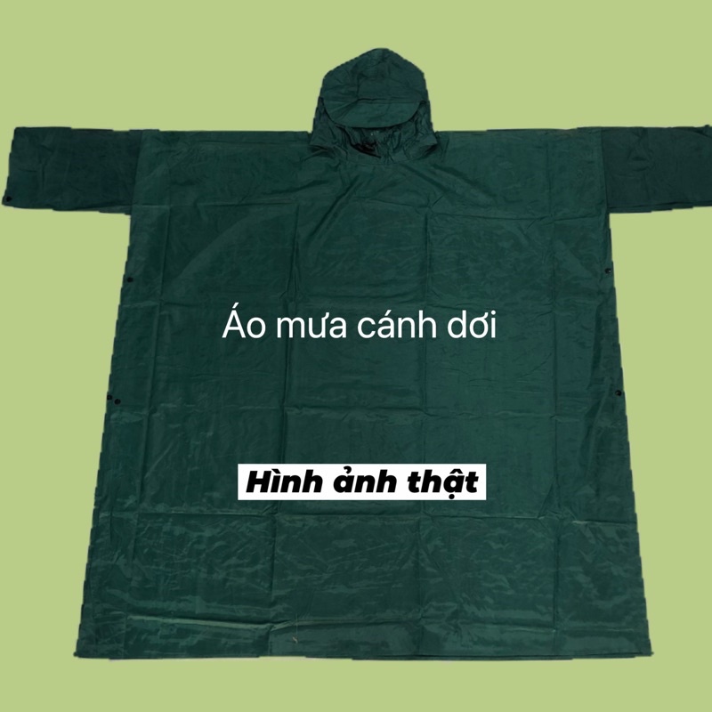 Áo mưa cánh dơi vải dù padersuy/ dù da cá size 1,2M-1,4M ảnh thật