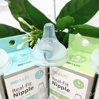 [Hàng Chính Hãng] Tách Set - Núm Ti Moyuum Hàn Quốc size 1-2-3-4