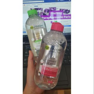 Tẩy trang Garnier Pháp 400ml