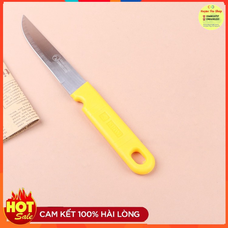 Dao bếp gọt trái cây inox cán vàng cao cấp