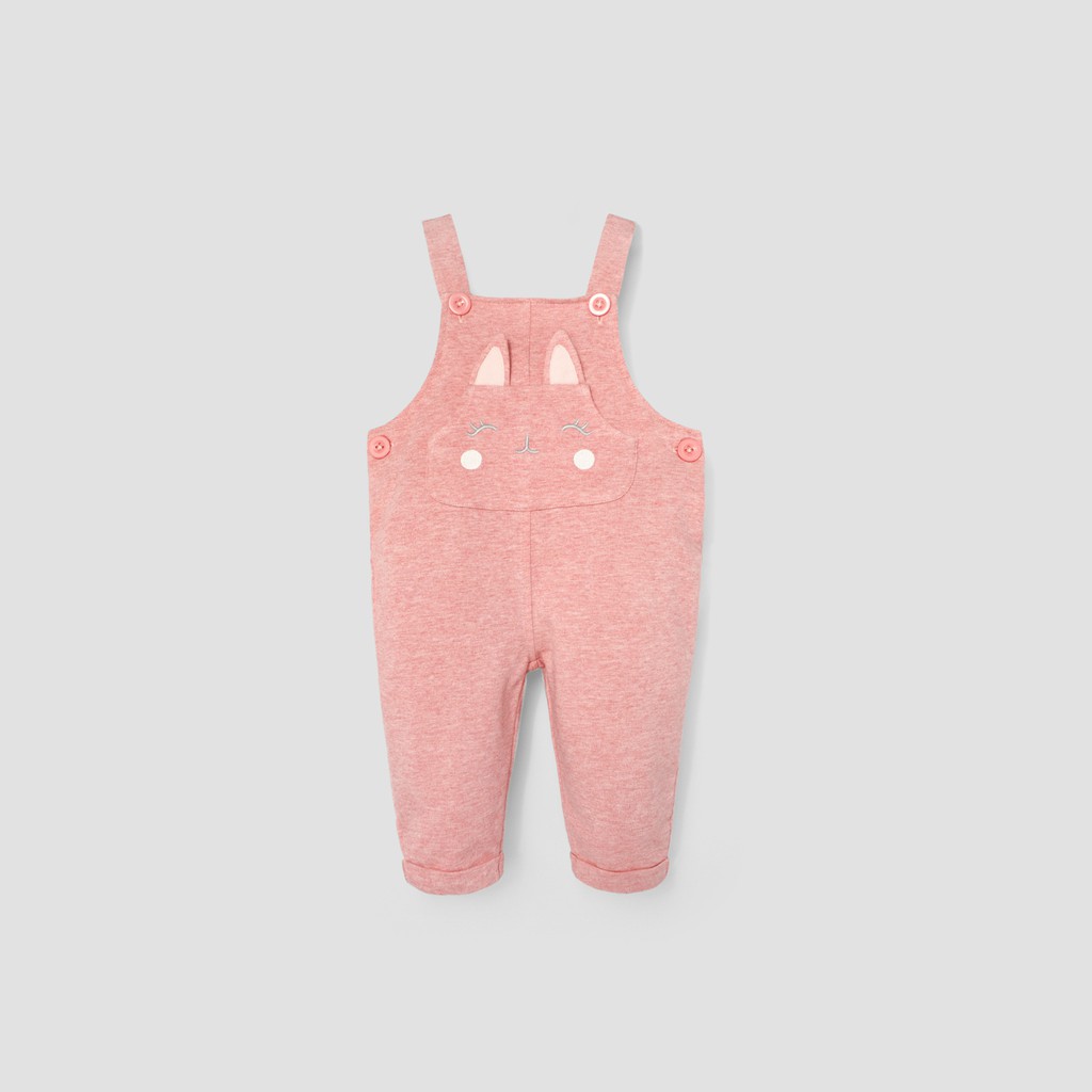 Bộ Jumpsuit bé gái quần dài sơ sinh BAA BABY thỏ con đáng yêu - GN-JS05C