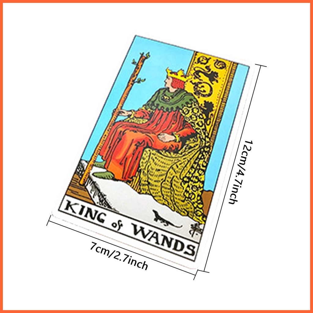Bộ Bài Tarot 78 Lá Phiên Bản Tiếng Anh 12 * 7cm