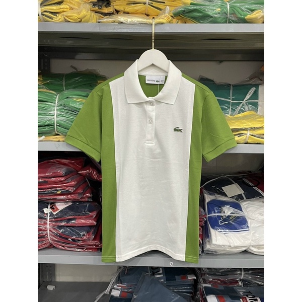 Áo lacoste phối màu đẹp hàng VNXK kèm hình thật shop chụp