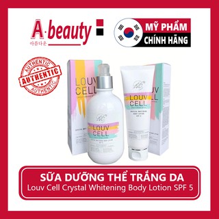 Dưỡng Thể Trắng Da LOUV CELL Crystal Whitening Body Lotion
