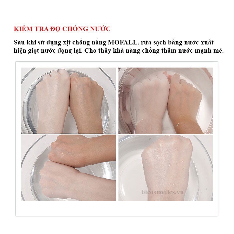 Xịt Chống Nắng Trắng Da 150Ml, xịt chống nắng chuẩn Trung Quốc