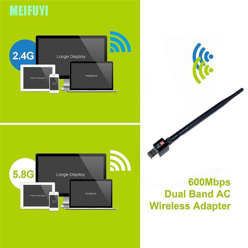 Usb Wifi Không Dây Meifuyi 2.4ghz 600mbps