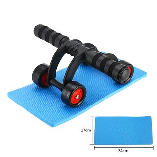 ok CON LĂN TẬP CƠ BỤNG 4 BÁNH (tặng kèm thảm)