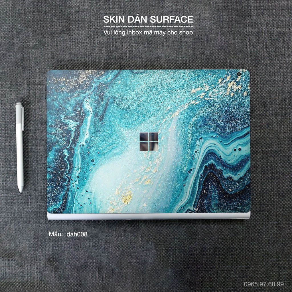 [ SALE 30% ]  Dán decal cho các dòng Laptop Surface in nhiều mẫu vân đá cực đẹp