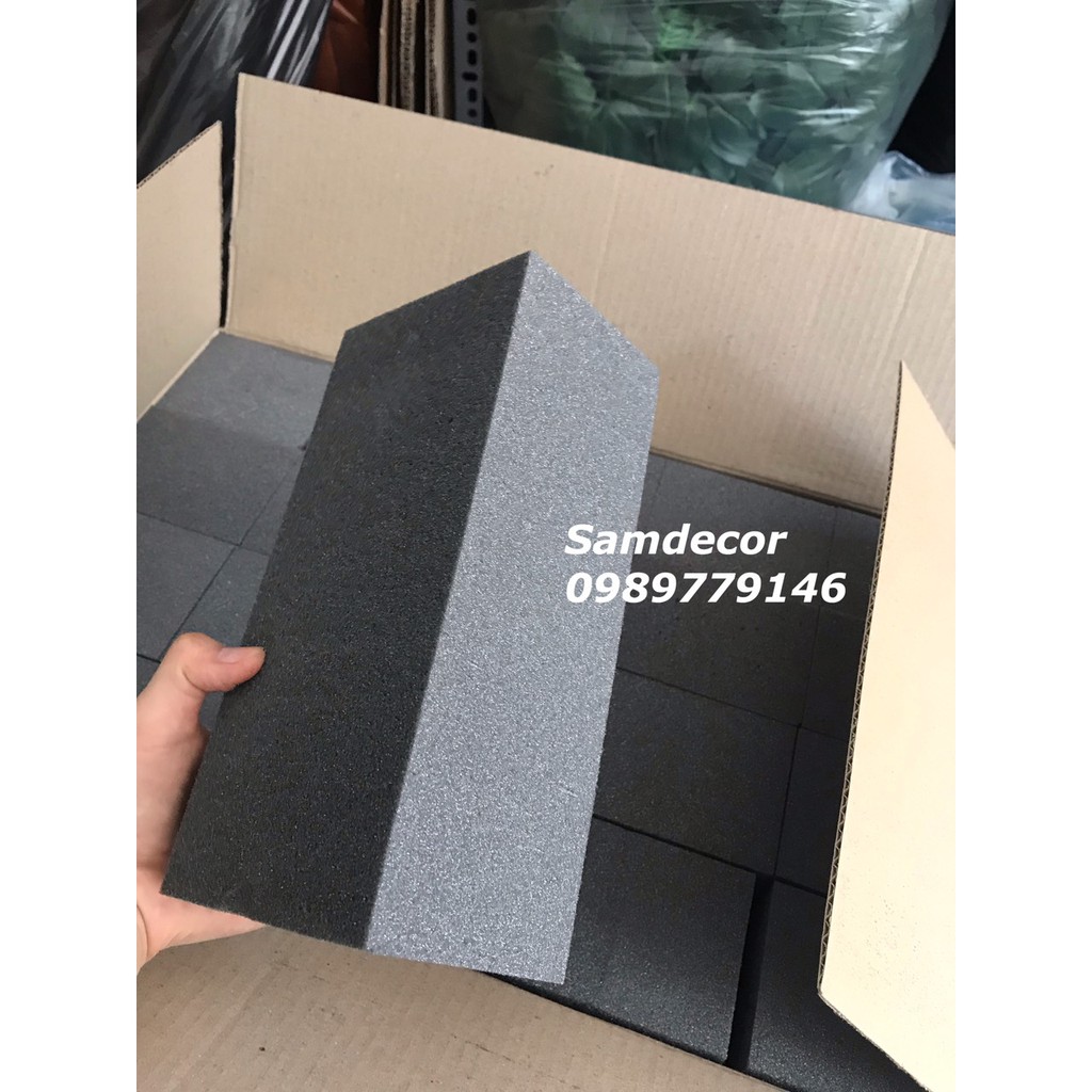 XỐP XÁM cắm hoa khô, 1 viên
