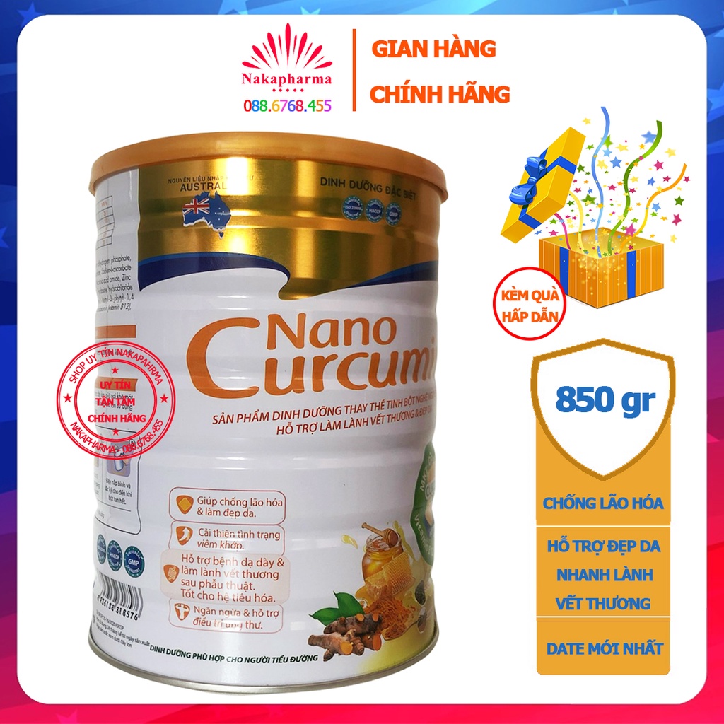 Sữa nghệ Nano Curcumin – Giúp bồi bổ cơ thể, tăng sức đề kháng, mau lành vết thương, viêm loét dạ dày, ngăn ngừa lão hóa