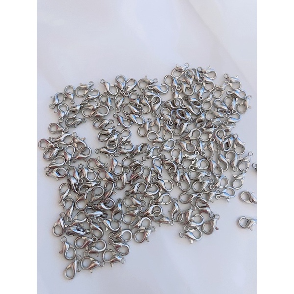 Móc càng cua 10mm 12mm làm vòng tay DIY gói 10 cái