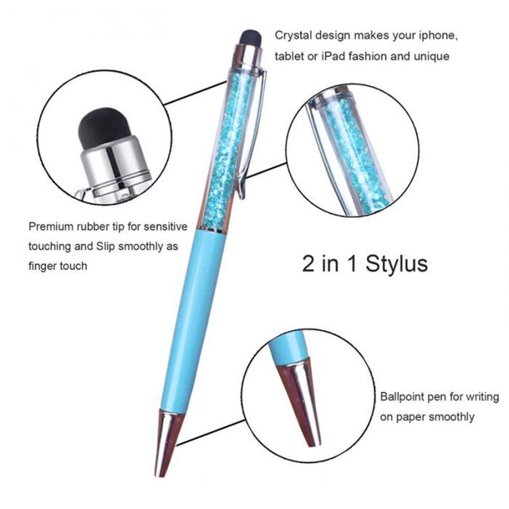 MALCOLM Bút Cảm Ứng 2 Trong 1 Cho Điện Thoại / Máy Tính Bảng / Máy Tính Bảng