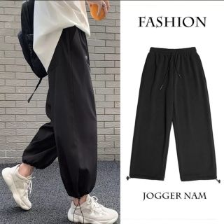 Quần jogger nam vải thun bo gấu siêu cool ngầu - chất vải mát mặc cho cả nam lẫn nữ