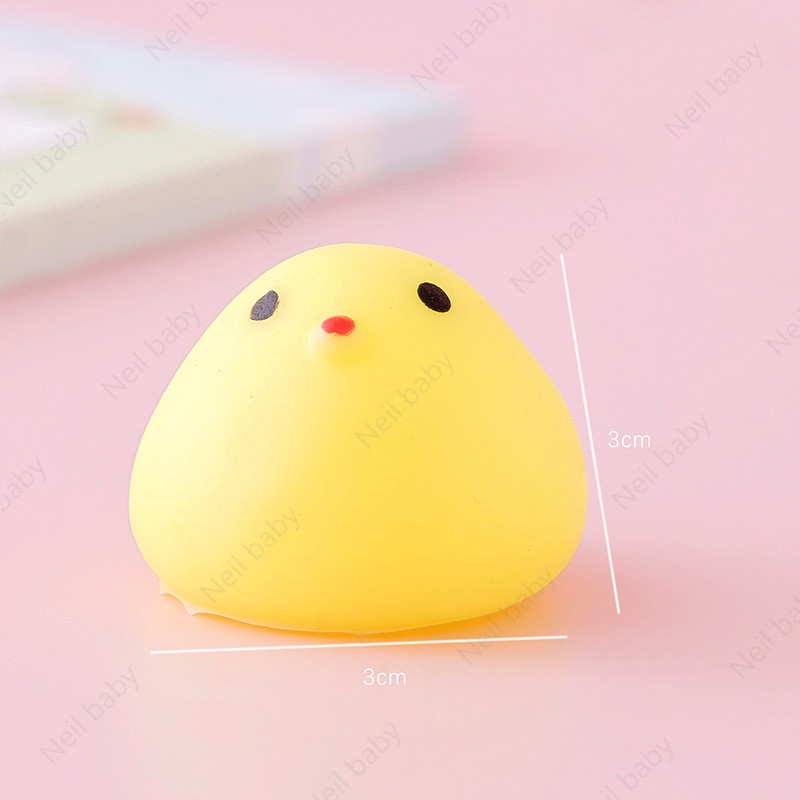 Đồ Chơi Nắn Bóp Hình Đồ Chơi Mềm Hình Chú Heo Hoạt Hình Phát Màu Hồng Dễ Thương