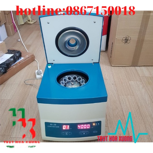 Máy Ly Tâm 12 Ống Điện Tử 80-2B - Máy Tách Máu, Huyết Tương Spa