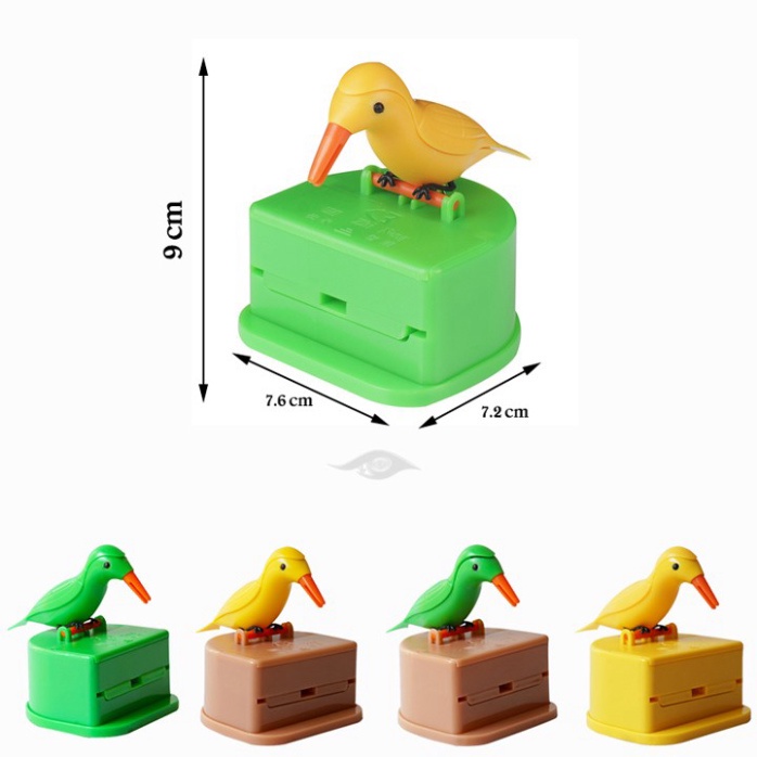 Hộp đựng tăm thông minh hình chim gõ kiến,Gắp tăm tiên dụng