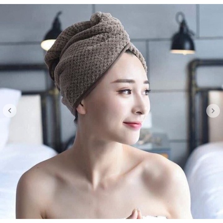 khăn quấn khô tóc siêu nhanh loại to dày đẹp