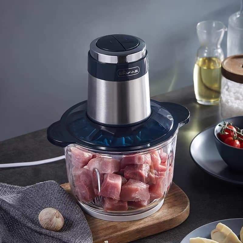 Máy xay thịt Bear QSJ-C03M1, máy xay thực phẩm đa năng, công suất 300w, bảo hành chính hãng 12 tháng