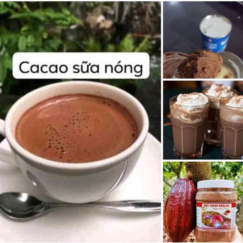 Cacao Đăk Lắk Nguyên chất 100% hộp 500gr