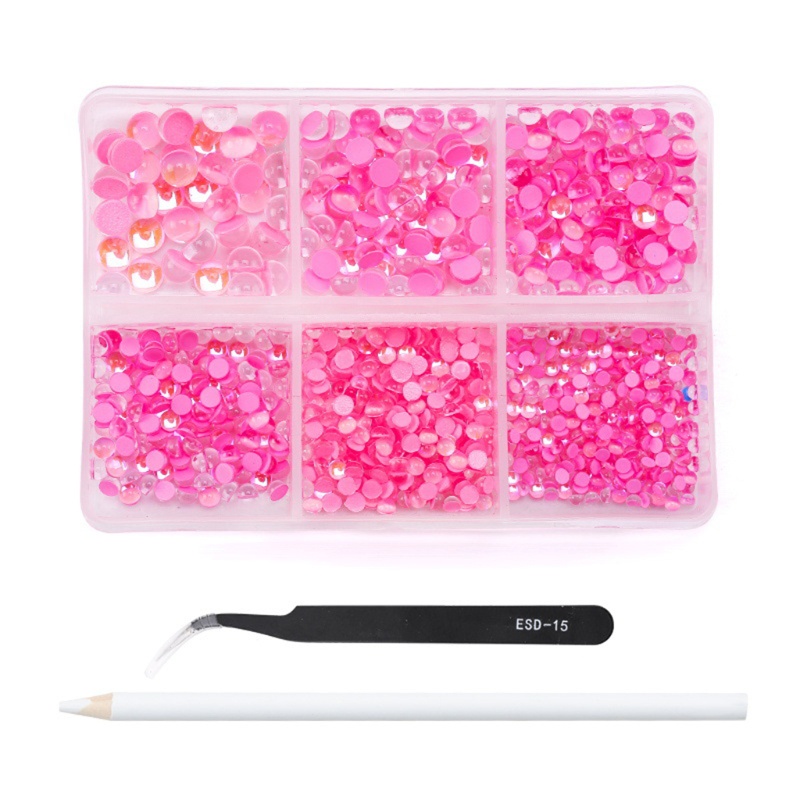 Đá Mocha Lấp Lánh Trang Trí Móng Tay Nghệ Thuật DIY