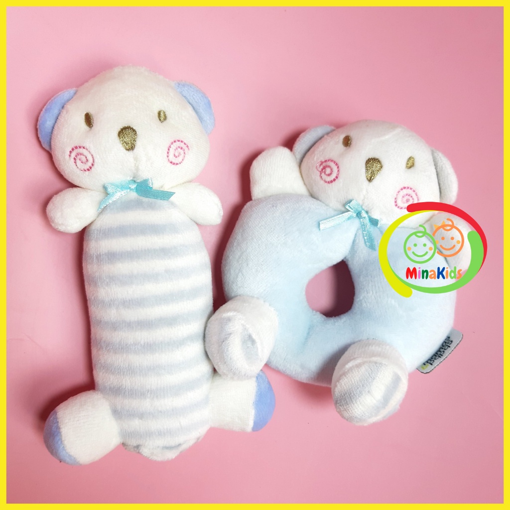 Lục Lạc Cầm Tay Hình Thú Nhồi Bông Xúc Xắc Đồ Chơi Đáng Yêu Cho Bé TCT15