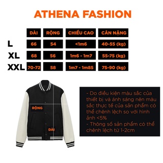 Áo Khoác Jacket Varsity Basic- Áo Varsity Nam Cao Cấp