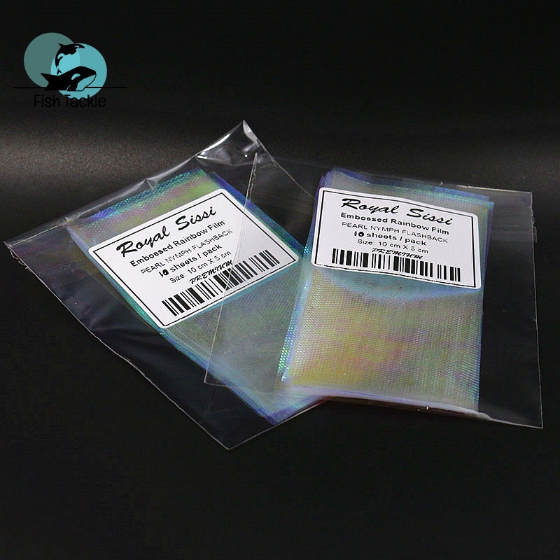 Set 10 Tờ Dây Câu Cá 10*5cm Màu Cầu Vồng Nổi Bật