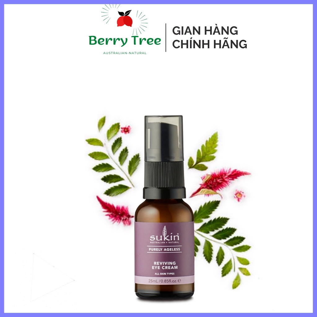 Kem Dưỡng Ngừa Lão Hóa Chuyên Sâu Vùng Mắt Sukin Ageless Reviving Eye Cream 25ml (BR)