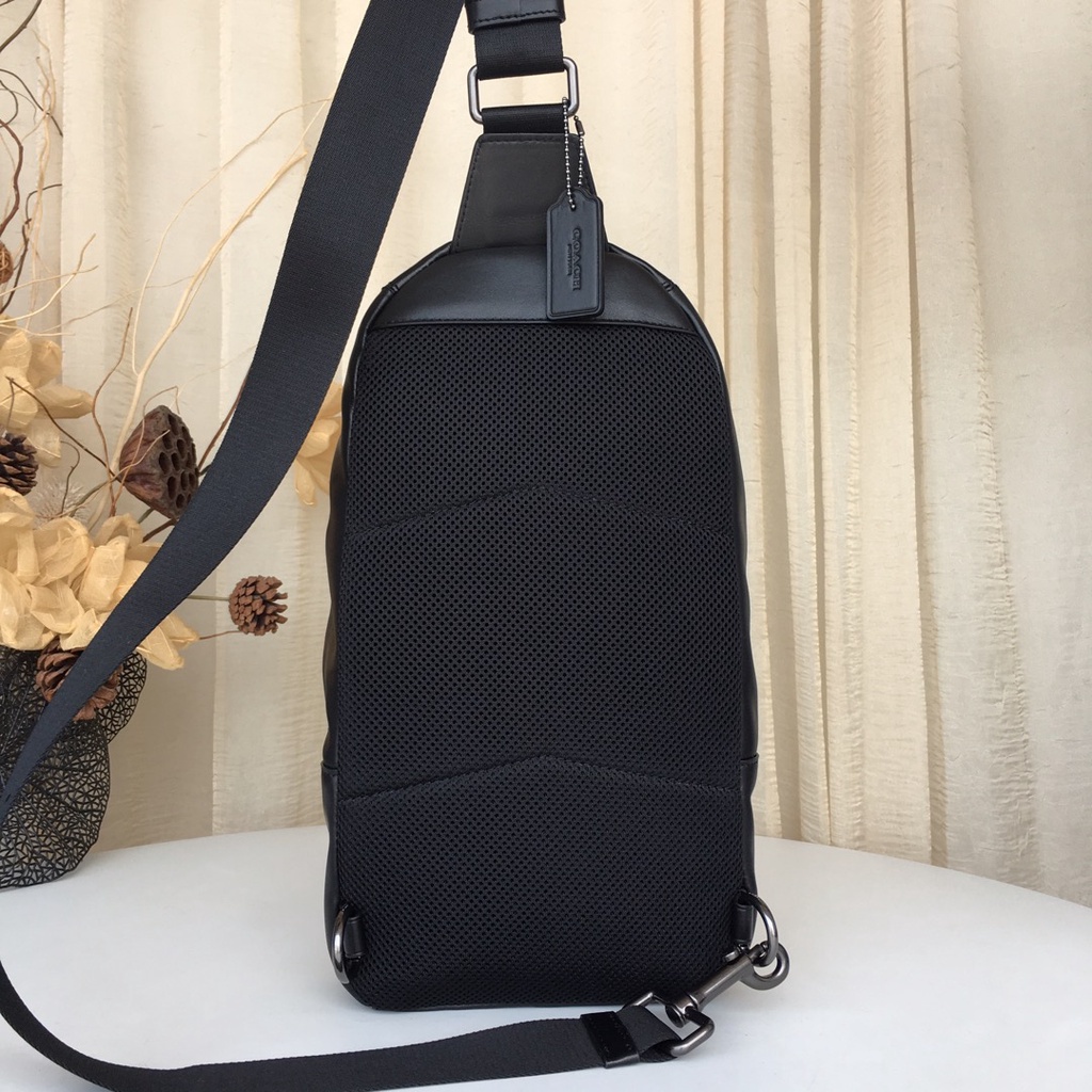 Coach  F67249 Ba lô đi học, Cặp đi học, Cặp đi học thời trang, Vải da, Giày bền, Ba lô sọc, Kiểu dáng cổ điển, Nhiều ngăn