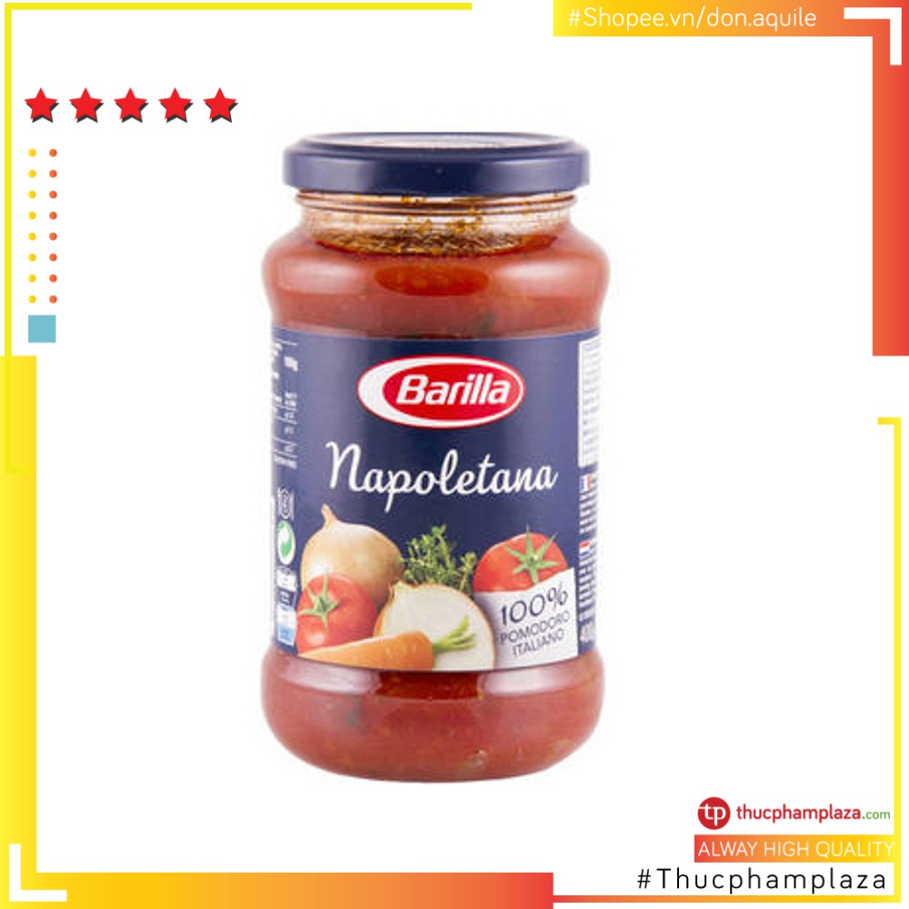 Sốt NAPOLETANA cho mỳ ý hiệu Barilla lọ 200g