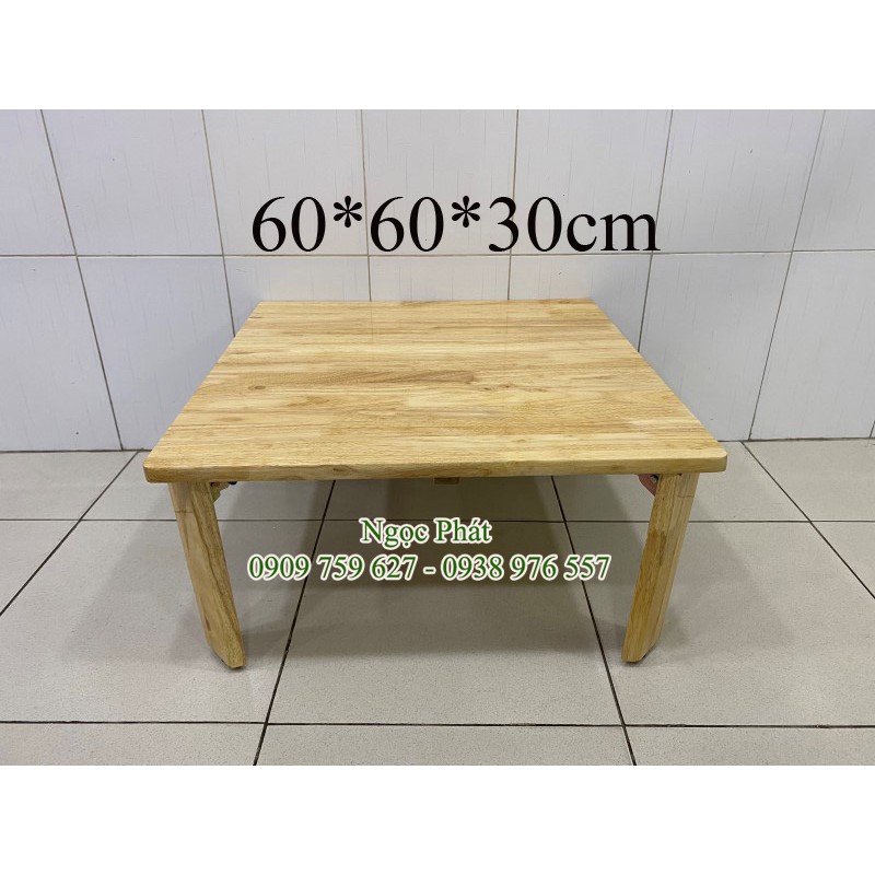 Bàn Ngồi Bệt Kiểu Nhật Gỗ Cao Su Đủ Size - NGỌC PHÁT | BigBuy360 - bigbuy360.vn