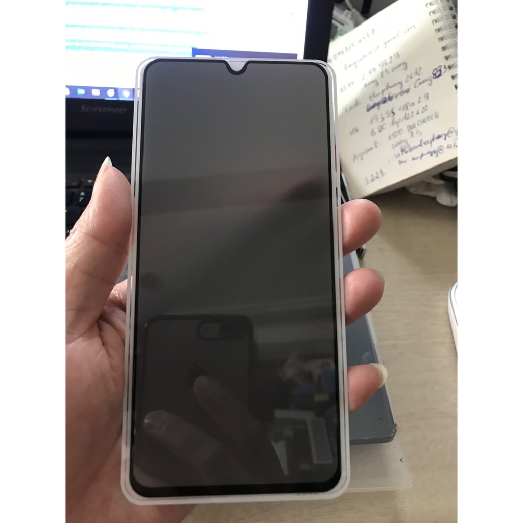 Miếng dán kính cường lực chống nhìn trộm samsung galaxy A70