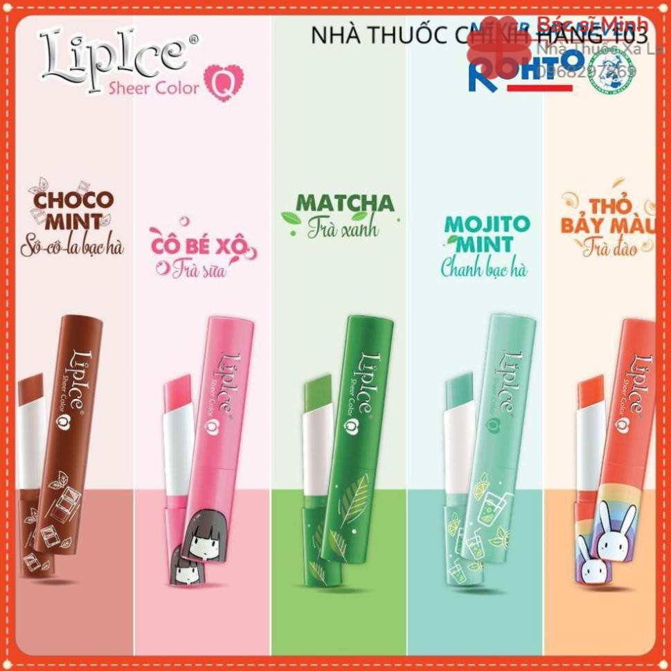 Son dưỡng LipIce Sheer Color Q 2.4g – Lên màu theo sắc môi, dưỡng ẩm môi căng mọng