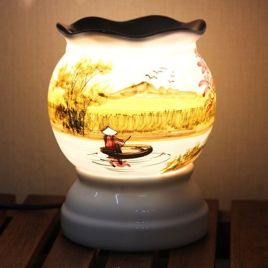 Đèn xông tinh dầu gốm