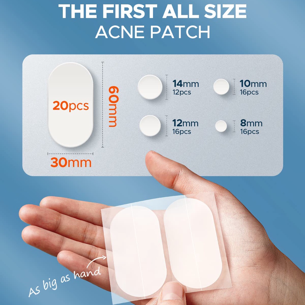 Set 80 Miếng Dán Mụn Hydrocolloid Vô Hình Chăm Sóc Da