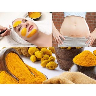 [Trị rạn da, sẹo sau sinh mổ,] Tinh bột nghệ nguyên chất 100% nhà làm 500g