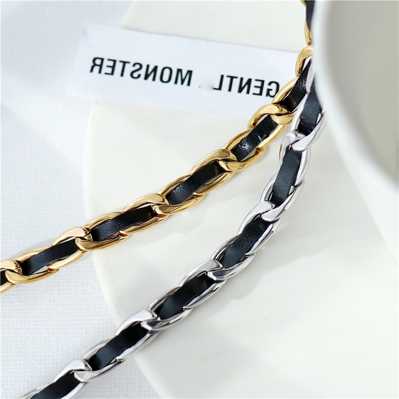 Vòng Đeo Tay Dây Da Bện Phong Cách Thời Trang Dành Cho Nam Và Nữ