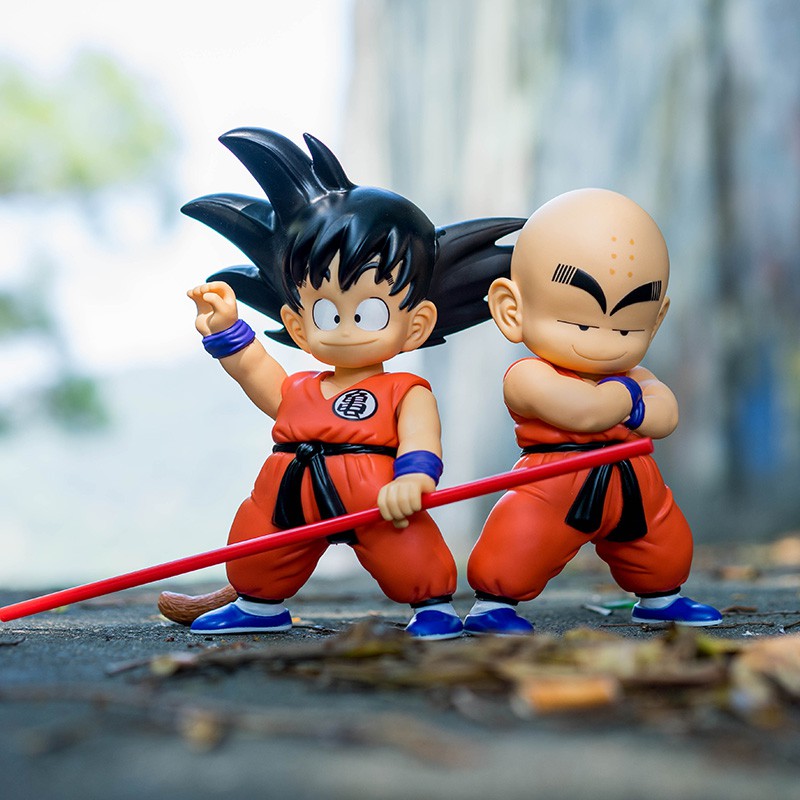 Mô hình Goku kid, Krilin kid lúc nhỏ cao 20cm - Dragon ball