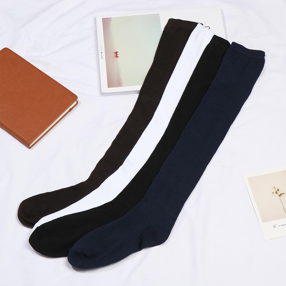 Tất Cotton Dài Qua Gối Co Giãn Giữ Ấm Phong Cách Châu Âu