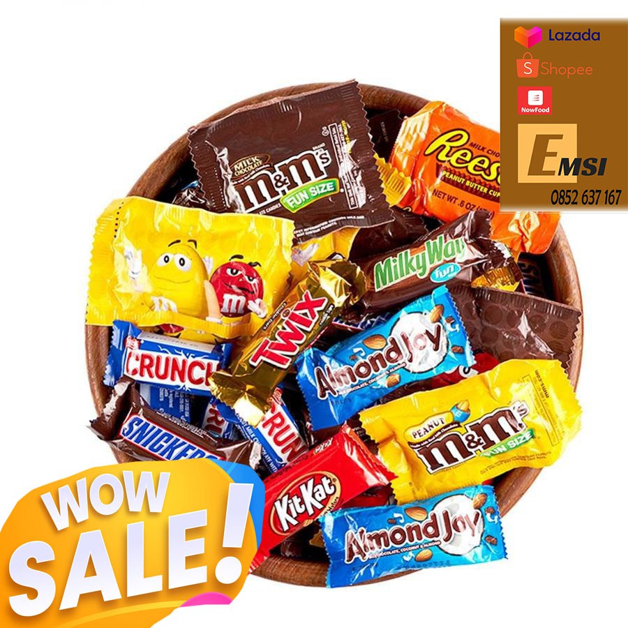 Kẹo Socola tổng hợp All Chocolate 150 Pieces 2.55kg của Mỹ