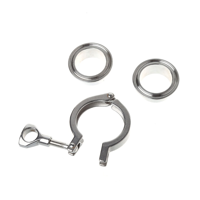 Ống Vệ Sinh Hàn IOR 38mm 1 5 OD SS304 + Kẹp PTFE