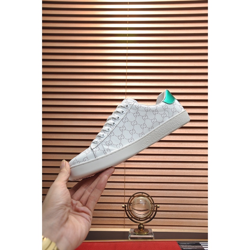 Giày sneakers nam da thật cao cấp GUCCI GG GC thiết kế bắt mắt và trẻ trung với phong cách tươi mới