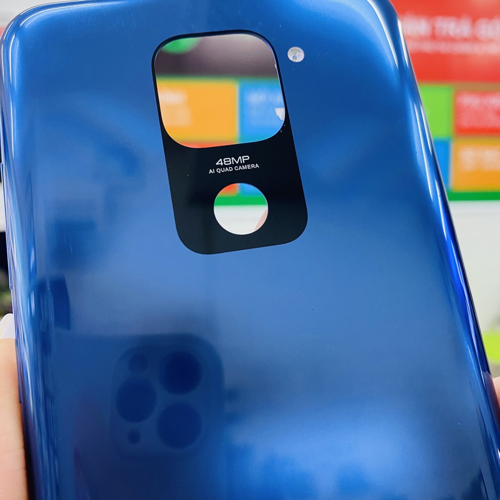 Nắp lưng Xiaomi Redmi Note 9, mặt kính lưng Redmi Note 9, xiaomi gauguin linh kiện đẹp 9/10 zin