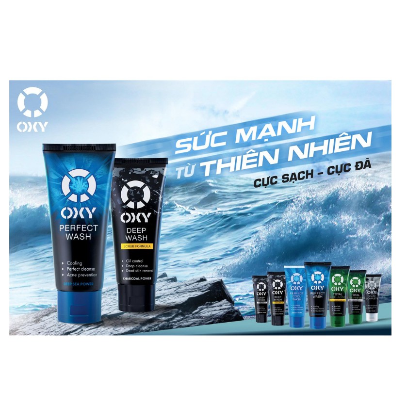 Kem Rửa Mặt Sạch Sâu OXY Deep Wash (Cream) Tuýp 50g